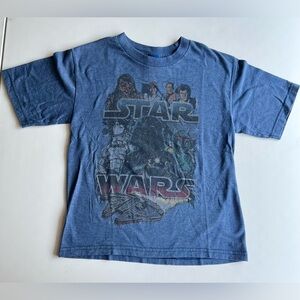 Star Wars Blue Short Sleeve Boys T-Shirt - Size Small
